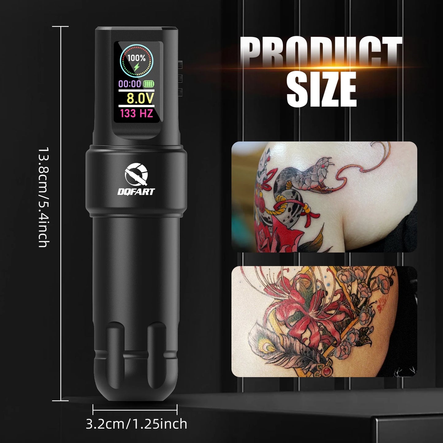 DQFART Professional Tattoo Kit for Beginners - Complete Starter Set ✨