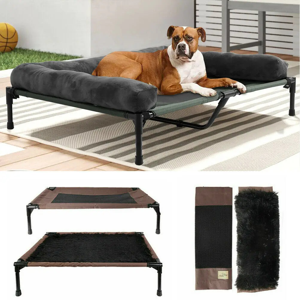 Elevated Cooling Dog Bed ✨