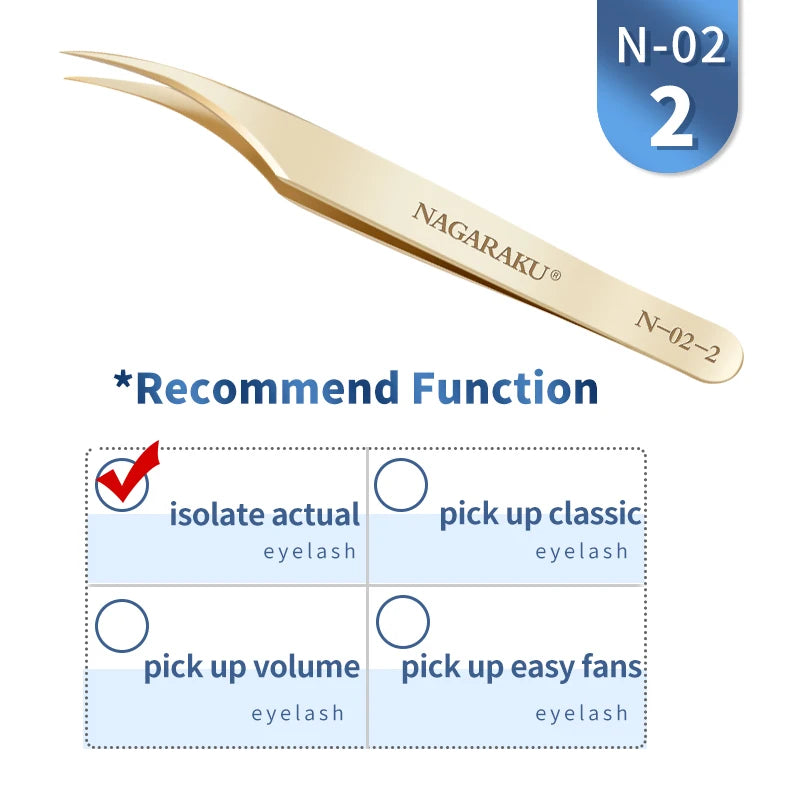 NAGARAKU Eyelash ExtensionTweezers ✨