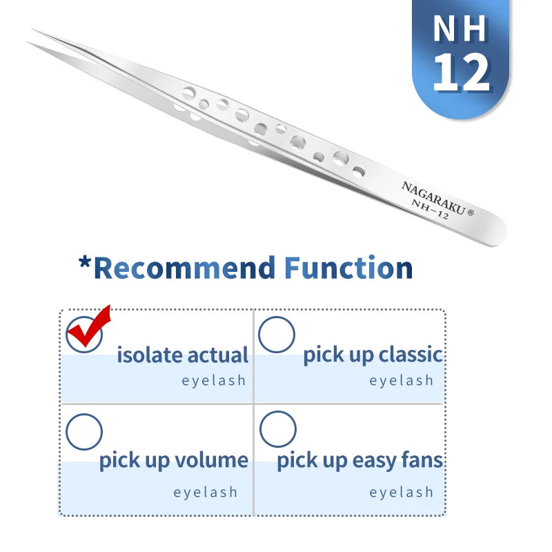 NAGARAKU Eyelash ExtensionTweezers ✨