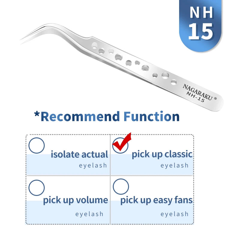 NAGARAKU Eyelash ExtensionTweezers ✨