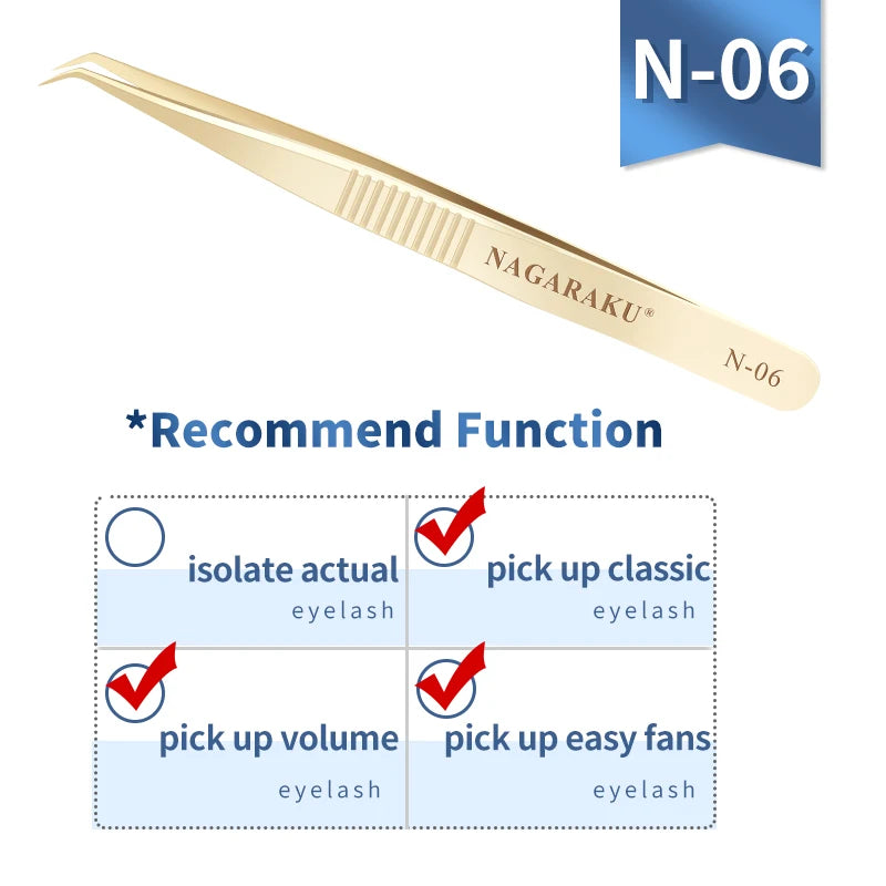 NAGARAKU Eyelash ExtensionTweezers ✨