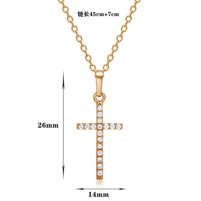 Stunning Dorian Luxe Women's Cross Necklace ✨