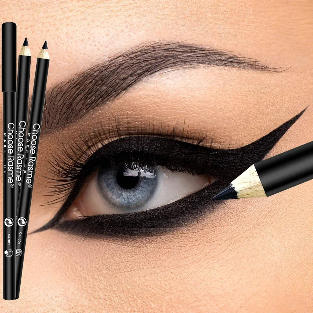 MKNK 3Pcs Waterproof & Sweat-Proof Black Eyeliner Set ✨