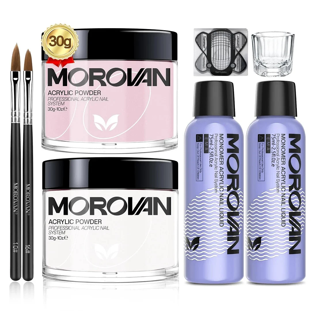 Moro√an Acrylic Powder Liquid Monomer for Acrylic Nail Extensions ✨