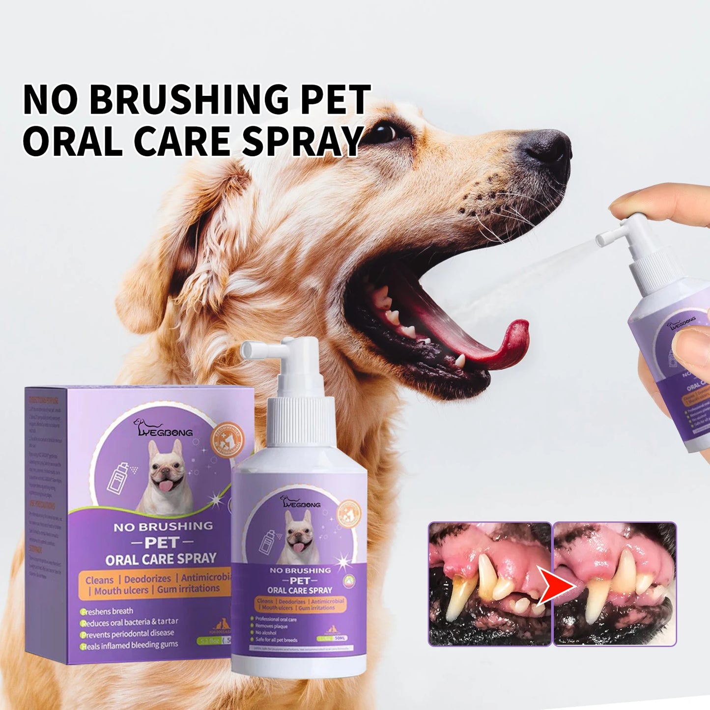 NO Brushing - Pet Cleaning Spray ✨