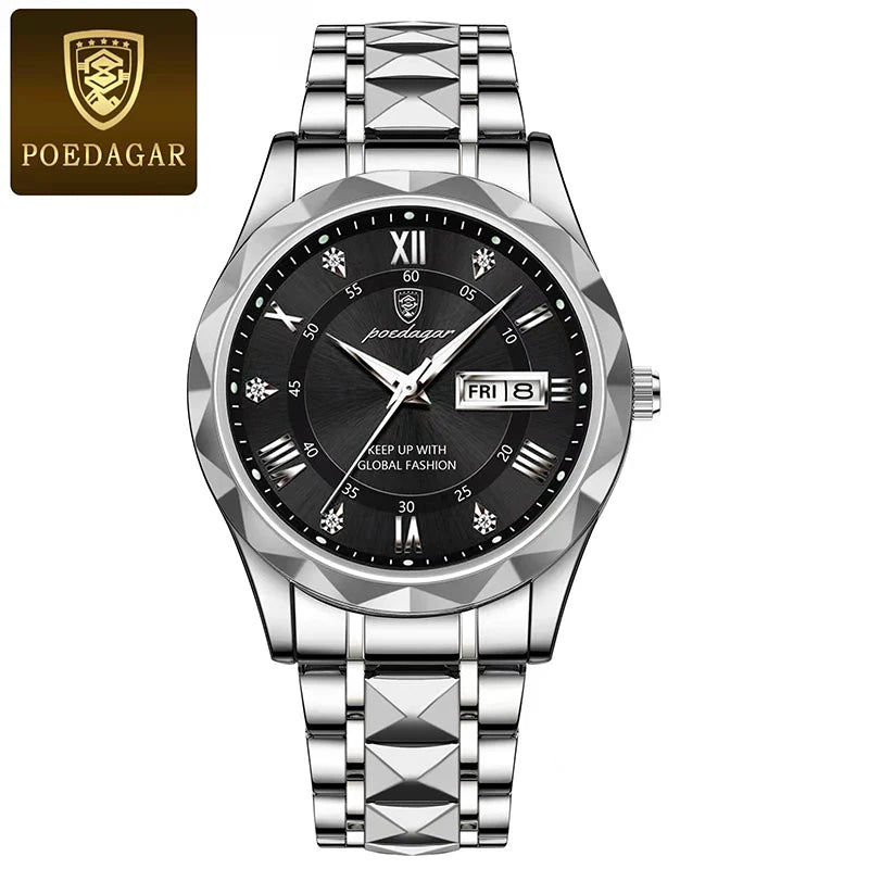 POEDAGAR Luminous Luxury Watch ✔️