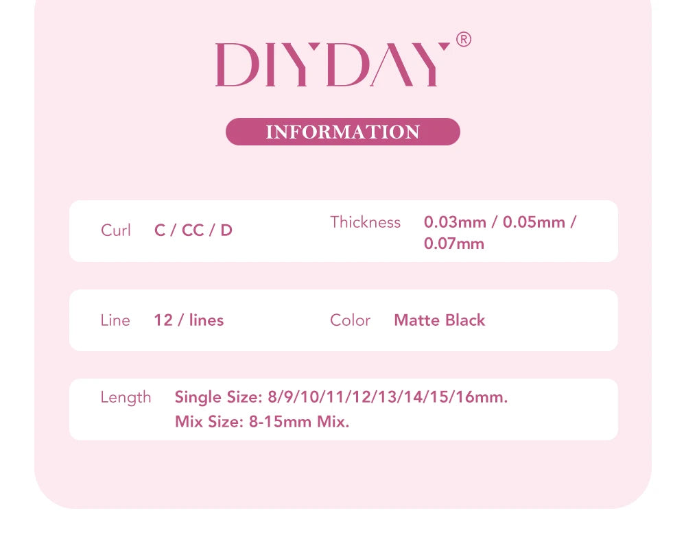 DIYDAY Easy Fanning Eyelash Extension ✨