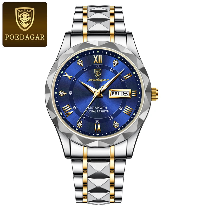 POEDAGAR Luminous Luxury Watch ✔️