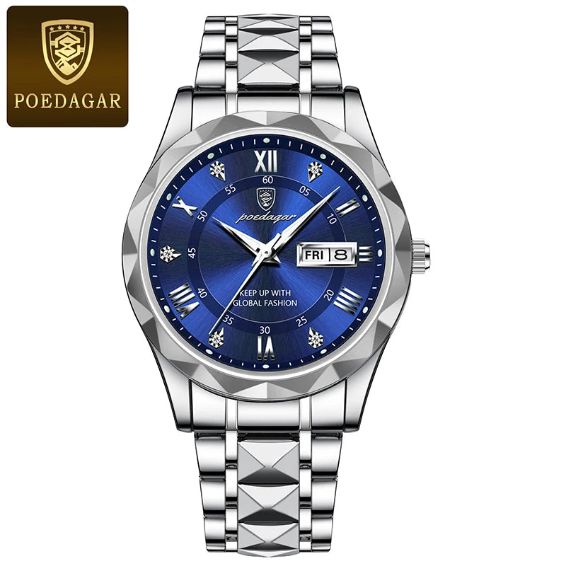 POEDAGAR Luminous Luxury Watch ✔️