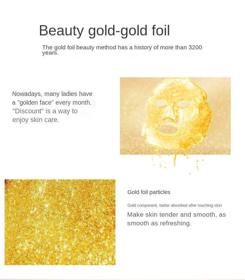 24k Gold Foil Essence Moisturizing-Face Skin Serum ✨