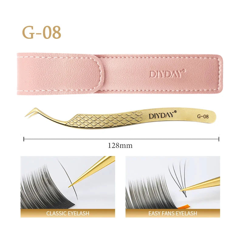 DiYDaY Anti-slip Eyelash Extension Tweezers ✨