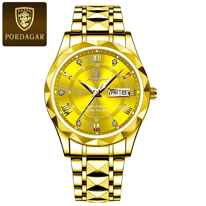 POEDAGAR Luminous Luxury Watch ✔️