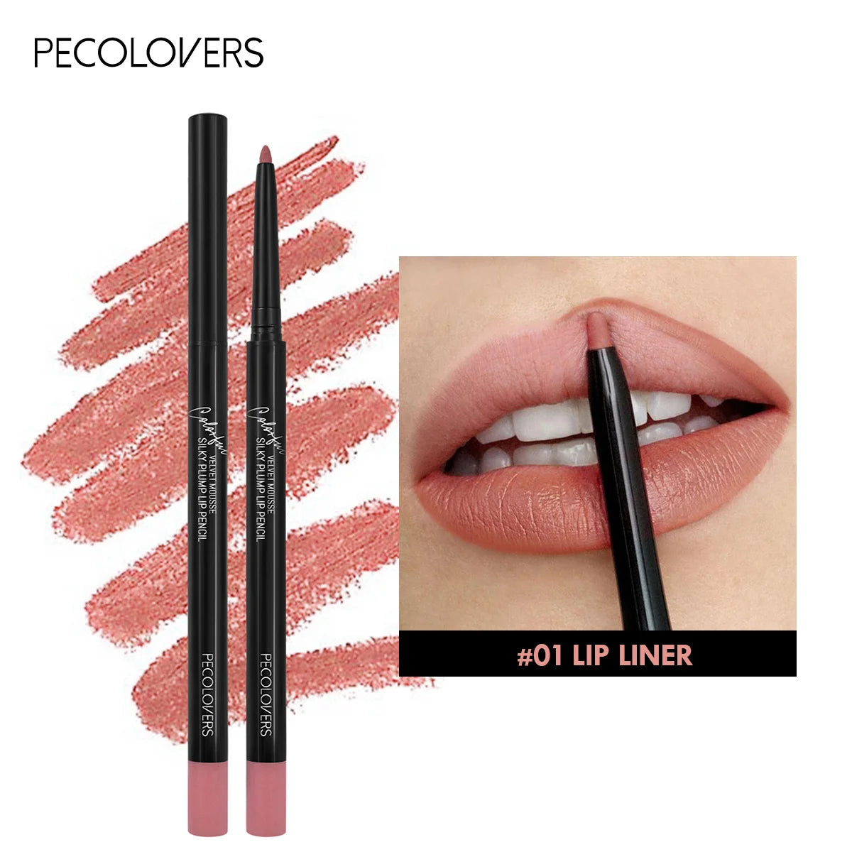 PECOlovers Waterproof Matte Lipliner Pencil ✨