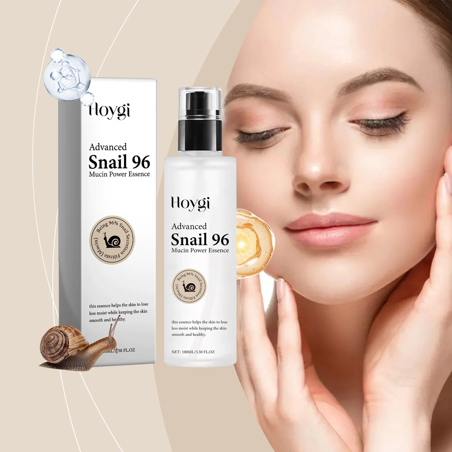 Hoygi Advanced Snail 96 Mucin Serum ✨