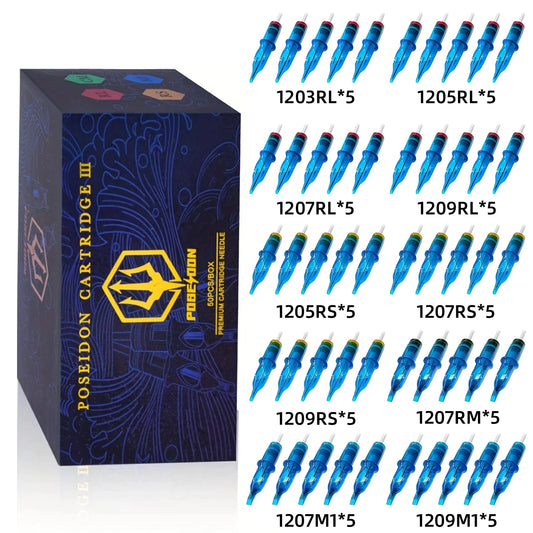 POSEIDON V3 50PCS Mixed Tattoo Needles ✨