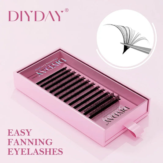 DIYDAY Easy Fanning Eyelash Extension ✨