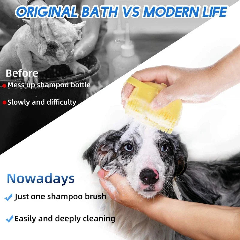 Pet Shampoo Brush ✨