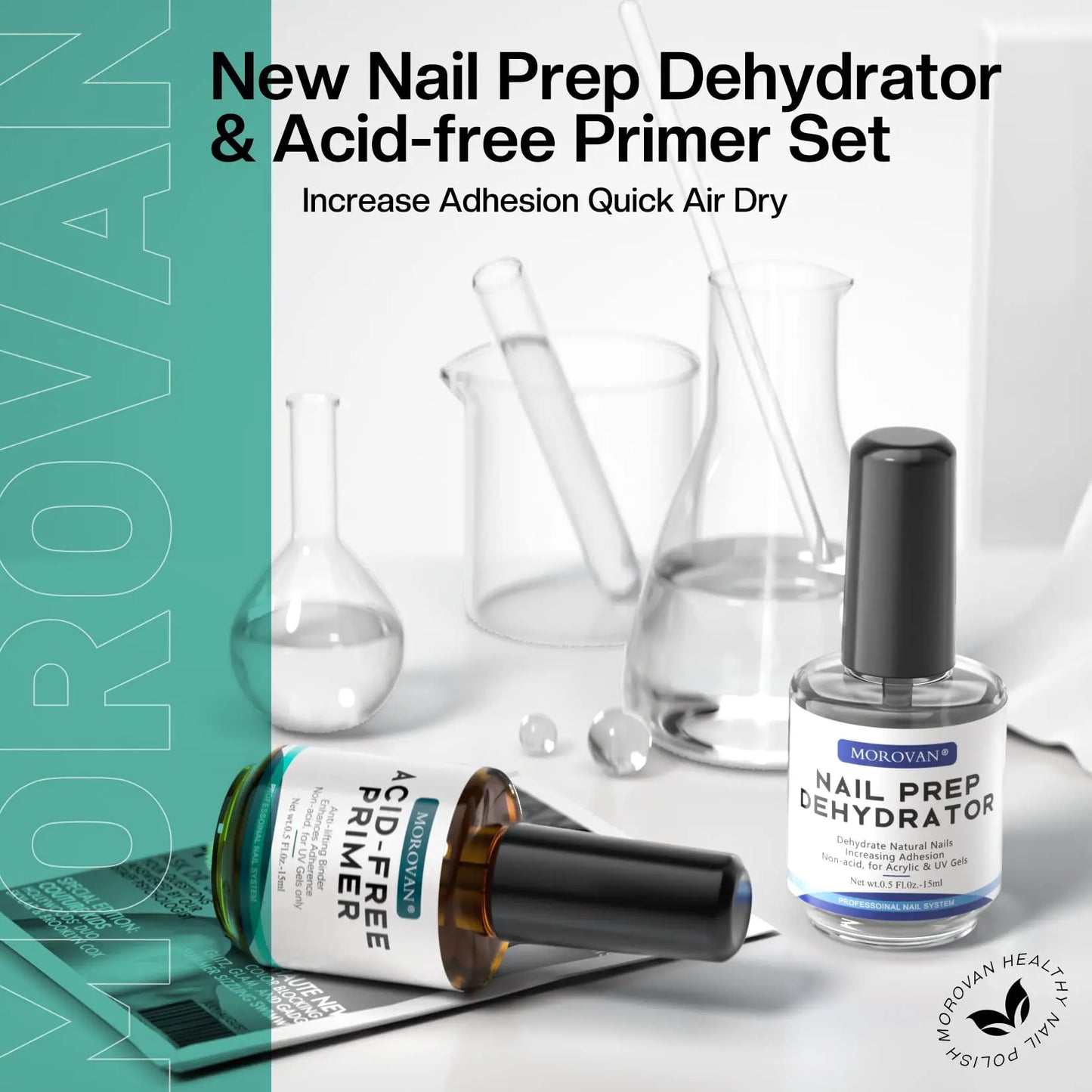 Natural Nail Dehydrator and Acid-Free Primer for Acrylic and Gel Nail Polish ✨