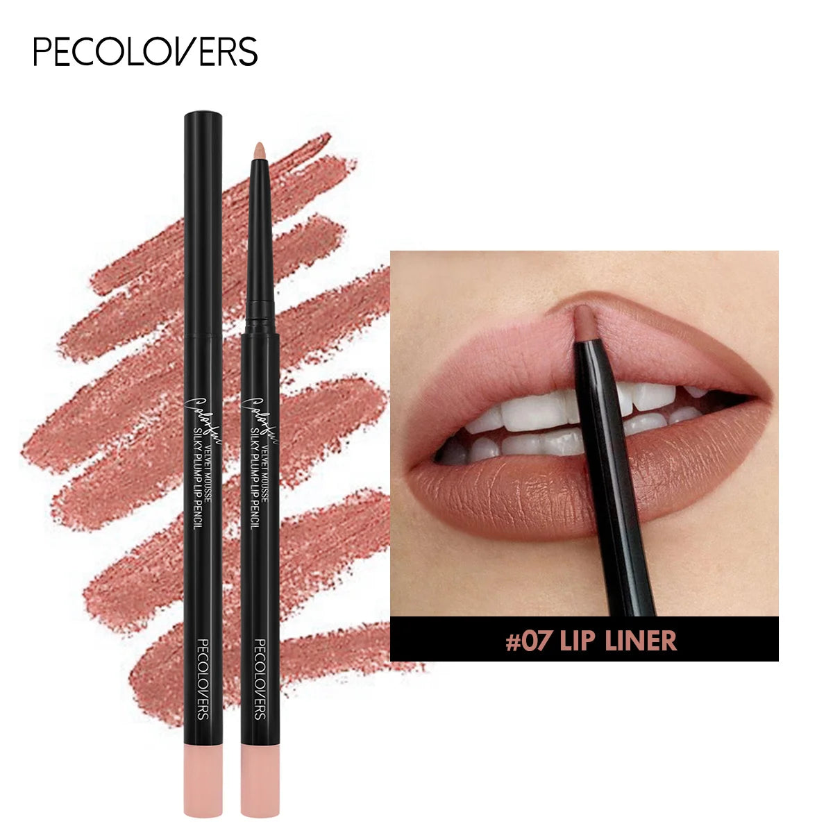 PECOlovers Waterproof Matte Lipliner Pencil ✨