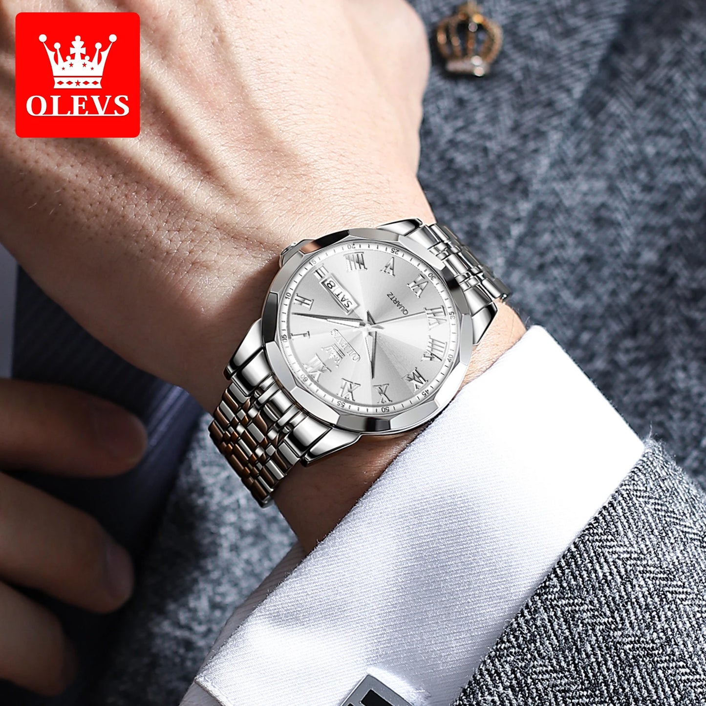 OLEVS Luxury Watch For Him ✔️