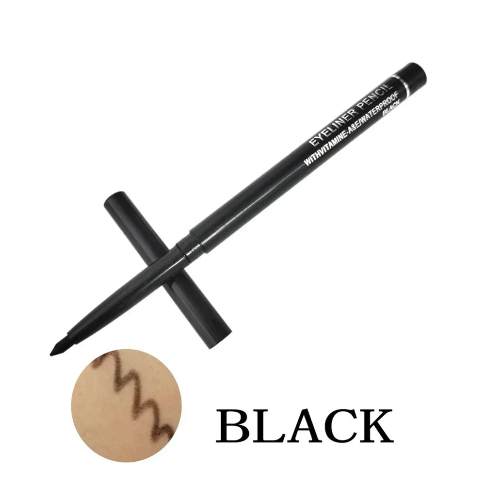 MKNK 3Pcs Waterproof & Sweat-Proof Black Eyeliner Set ✨