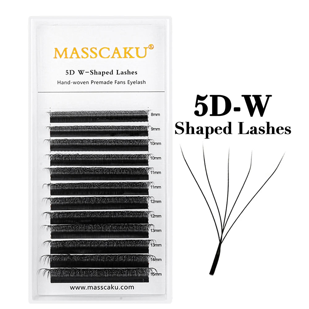 MASSCAKU 12 Rows Premium Mink Eyelash Extensions ✨