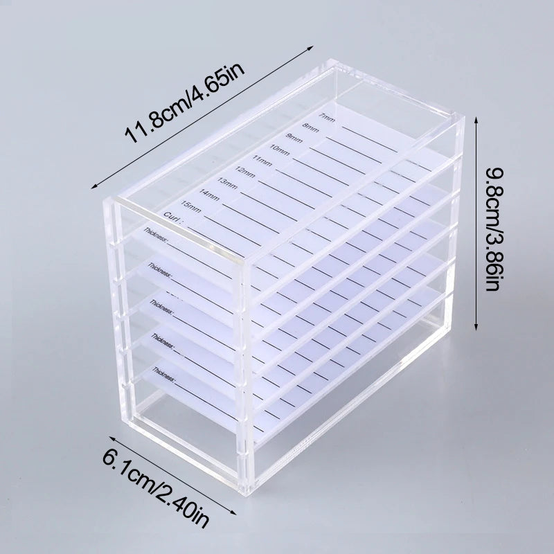 7-15mm False Eyelashes Storage Box ✨