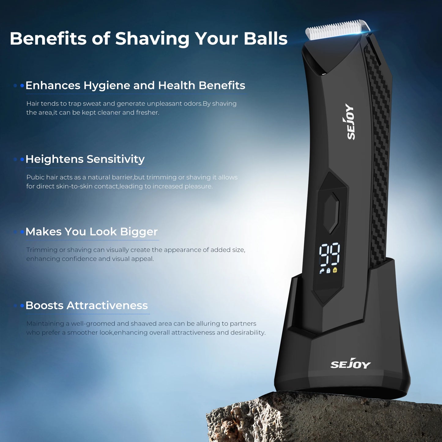 SeJoÿ Electric Body Hair Trimmer ✨