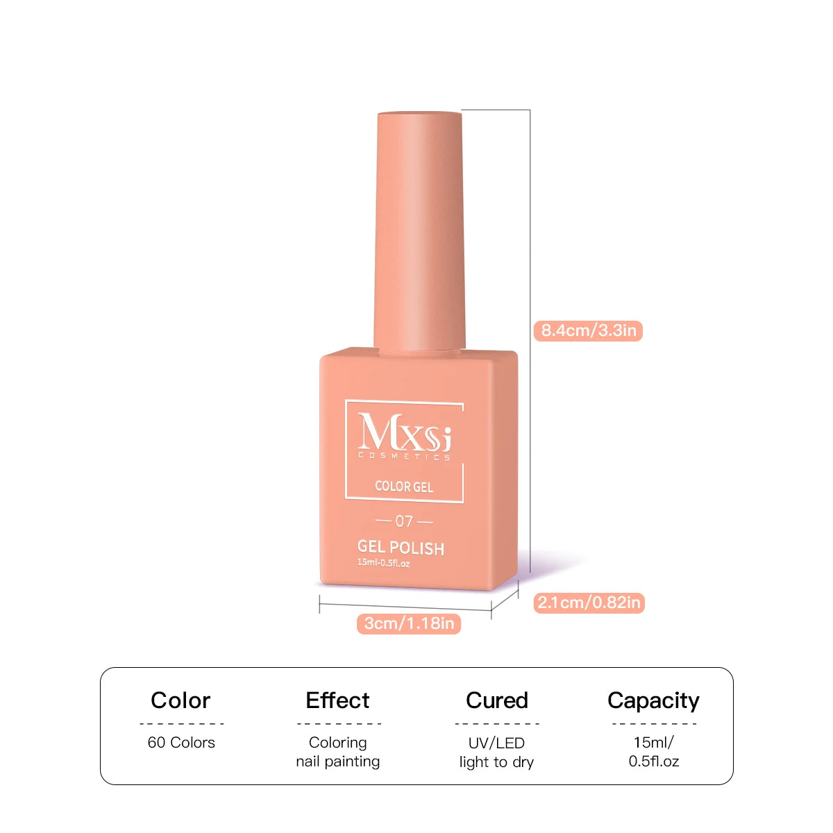 Mxsi 15ml Gel Nail Polish ✨