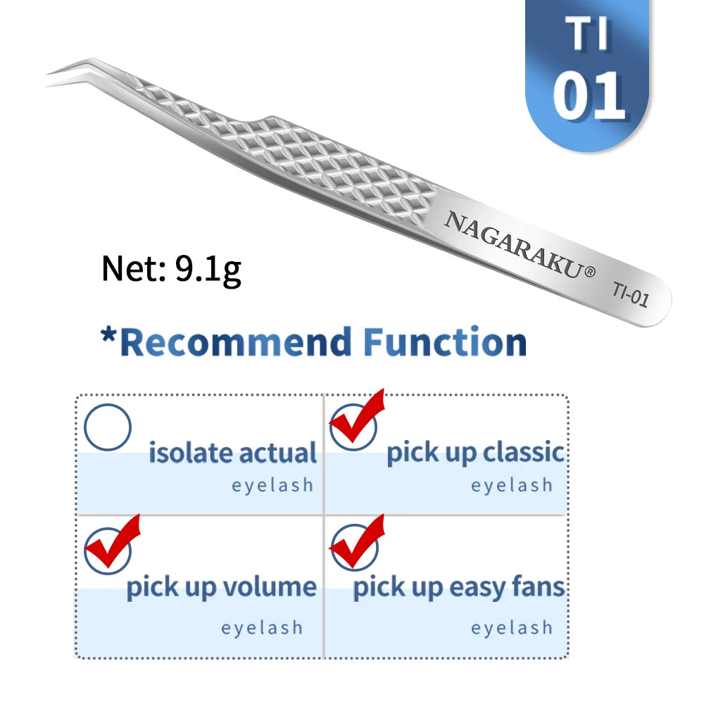 NAGARAKU Eyelash ExtensionTweezers ✨