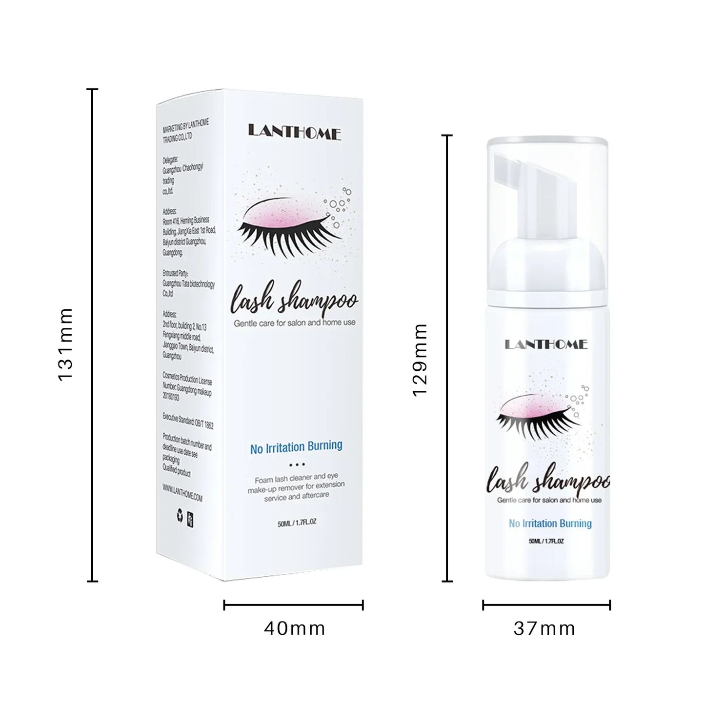 Lanthome Eyelash Extension Shampoo Foam ✨