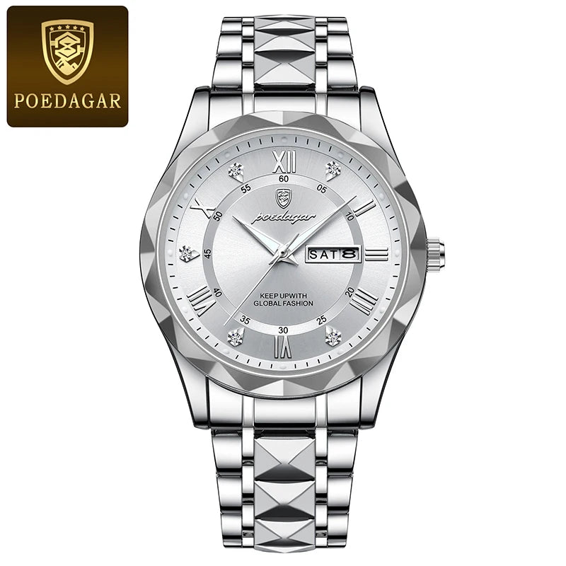 POEDAGAR Luminous Luxury Watch ✔️