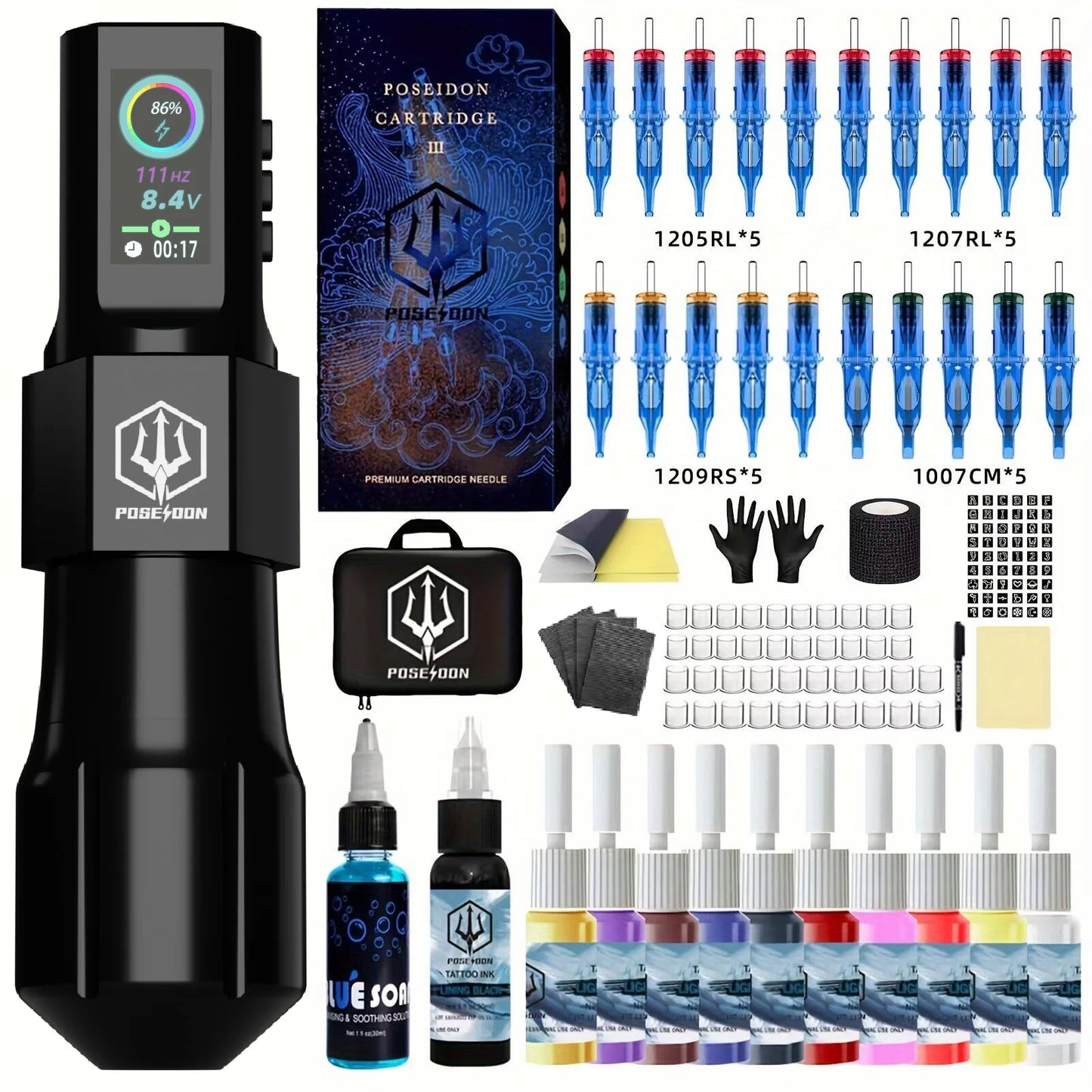 Poseidon Tattoo Kit ✨