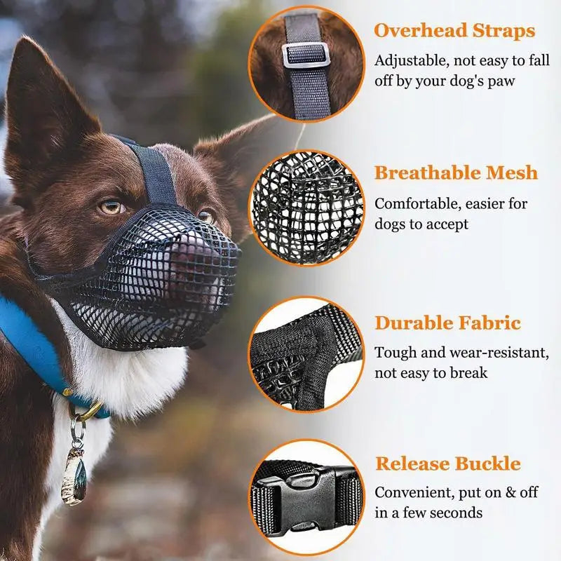 Safe and Humane Dog Muzzle ✨