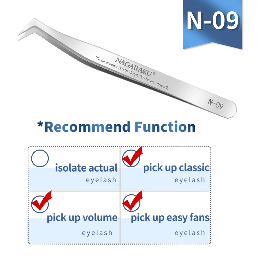 NAGARAKU Eyelash ExtensionTweezers ✨