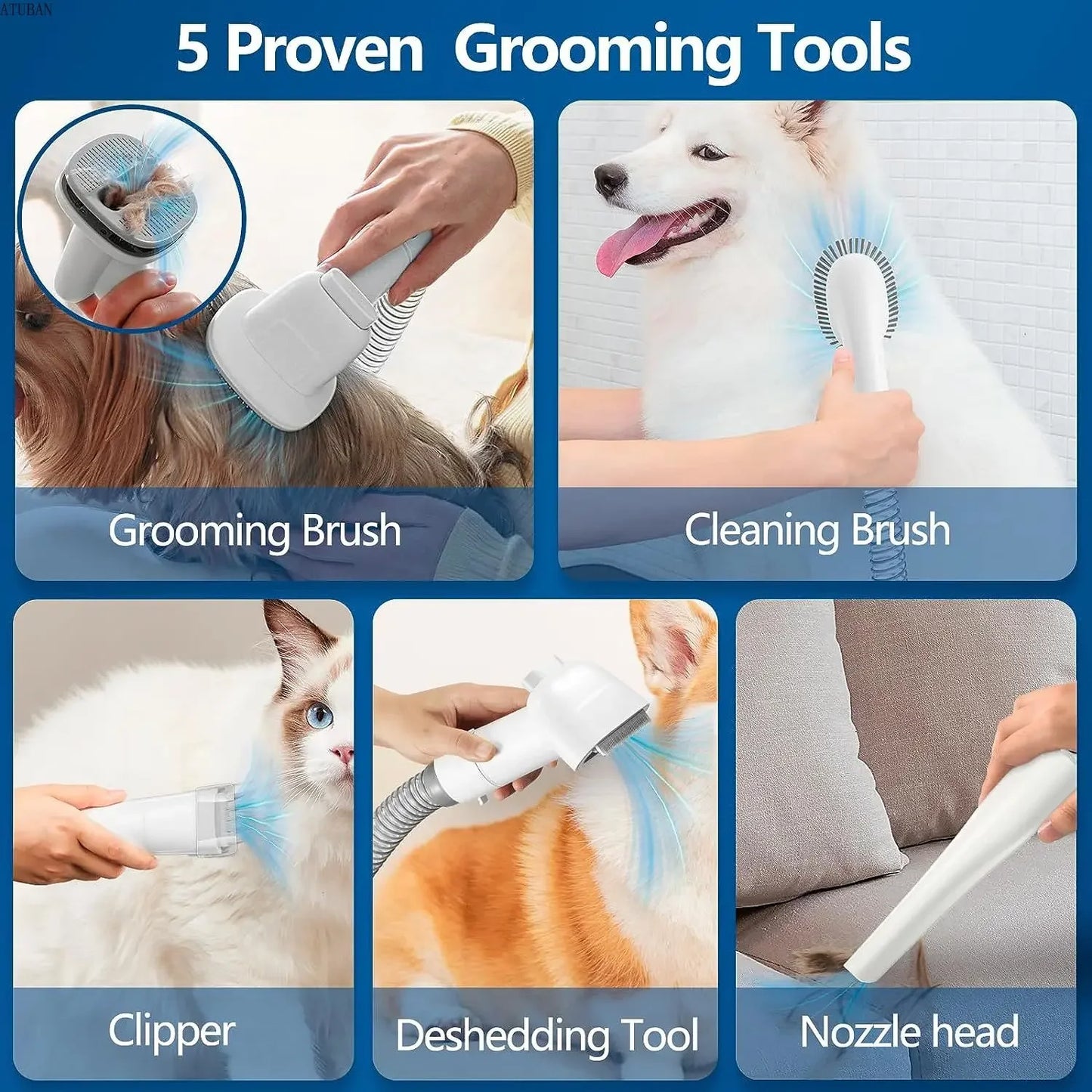 Grooming Vacuum & Grooming Kit ✨