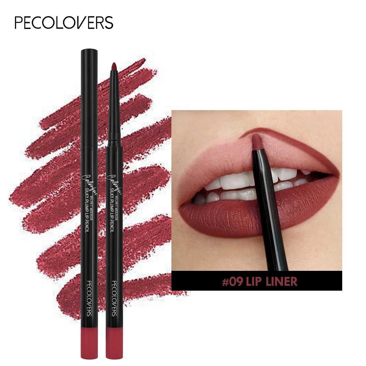 PECOlovers Waterproof Matte Lipliner Pencil ✨