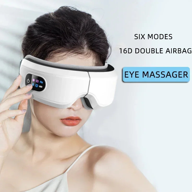 4D Bluetooth Eye Massager W/ Air Bag Deerskin Technology 🛜