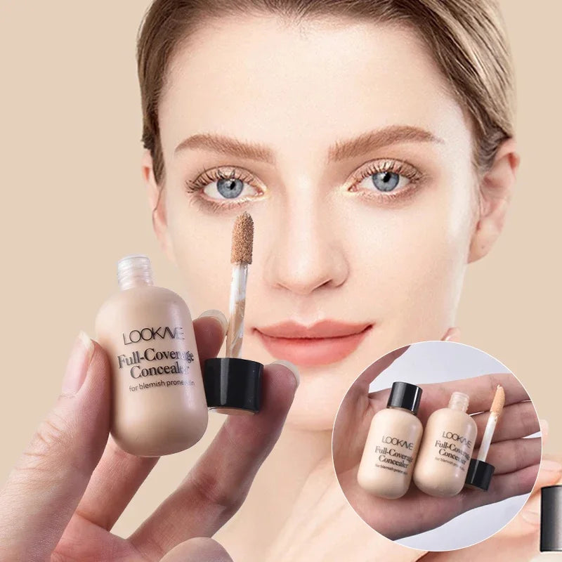 LOOKAVE Waterproof Liquid Concealer Foundation ✨