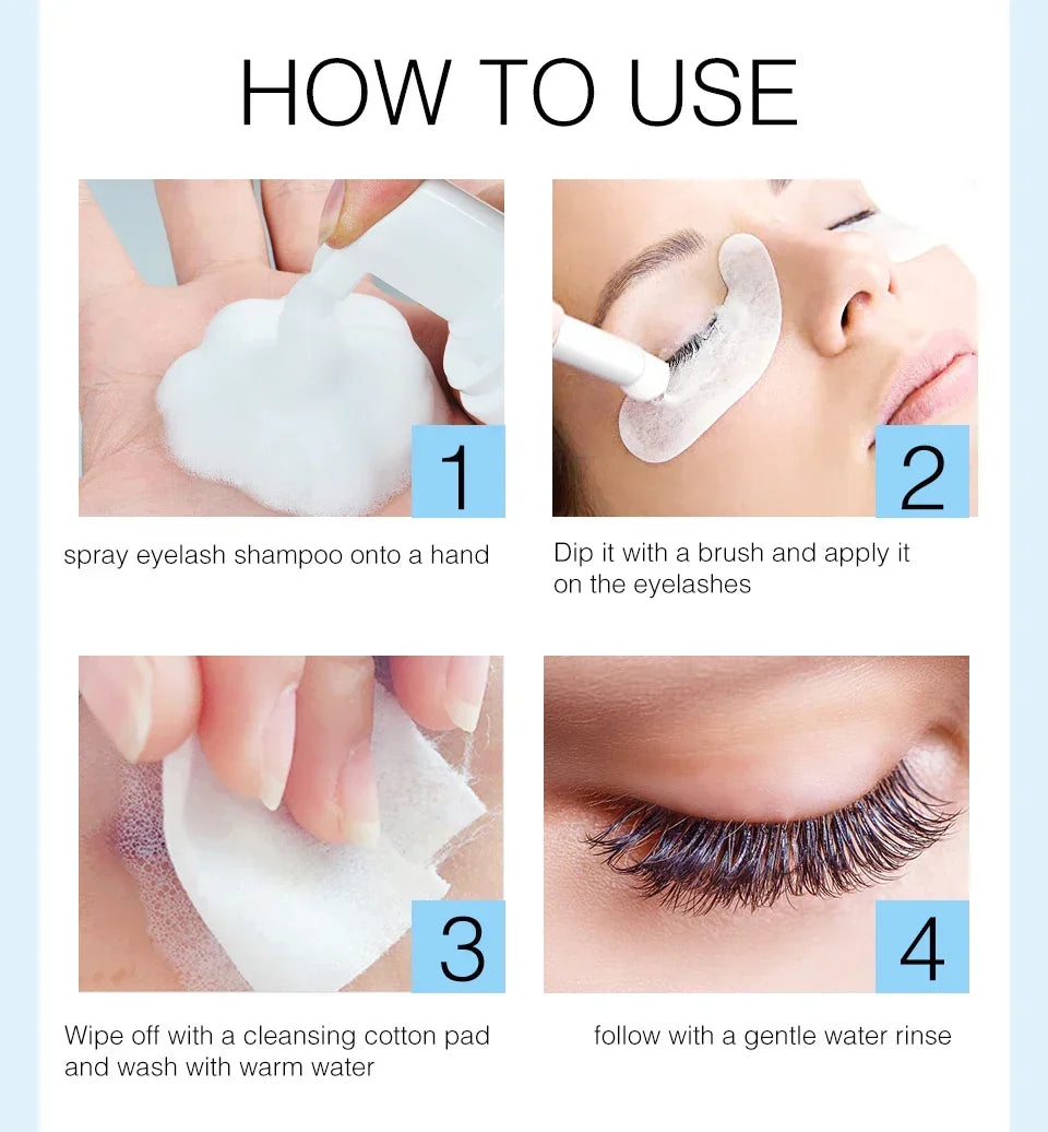 Lanthome Eyelash Extension Shampoo Foam ✨