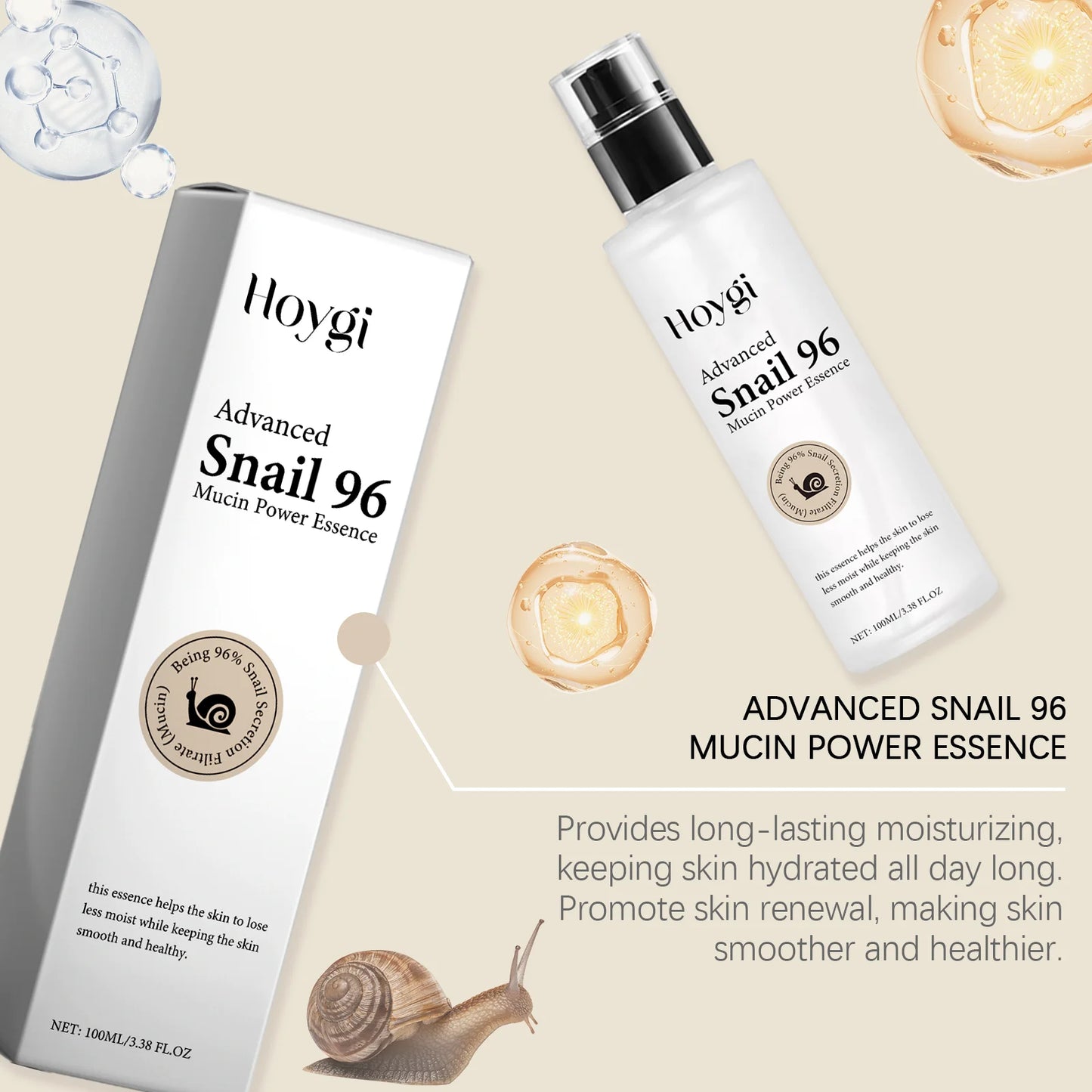 Hoygi Advanced Snail 96 Mucin Serum ✨